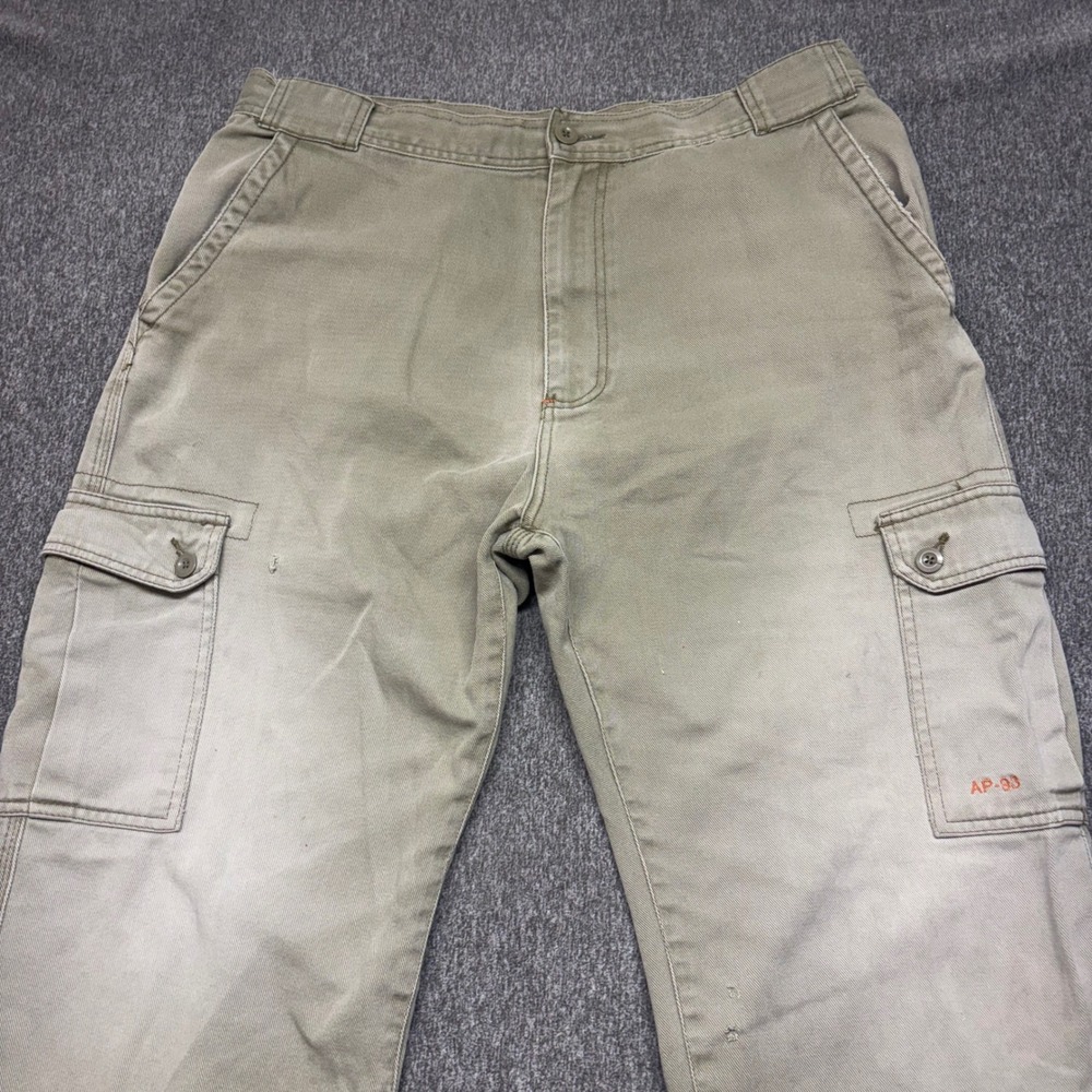 Vintage A.P.C.O Military Cargo Pant Mens 38x30 (36X28) Utility Workwear Distress